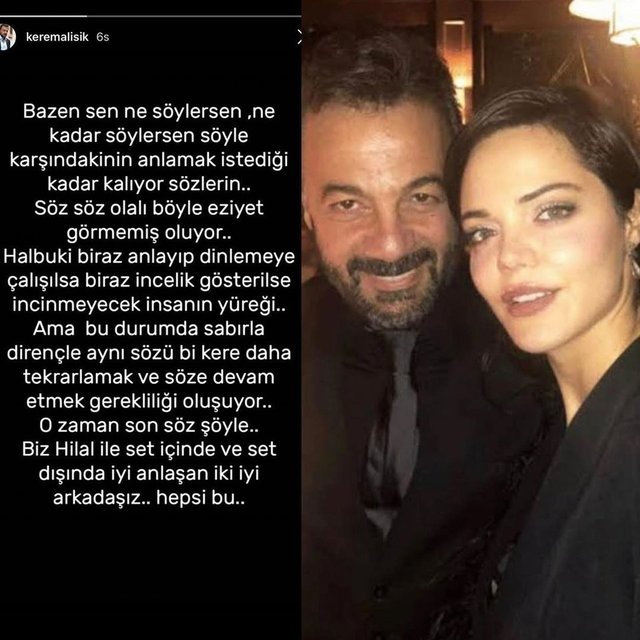 Kerem Alışık'ın Cevaben Paylaşımı
