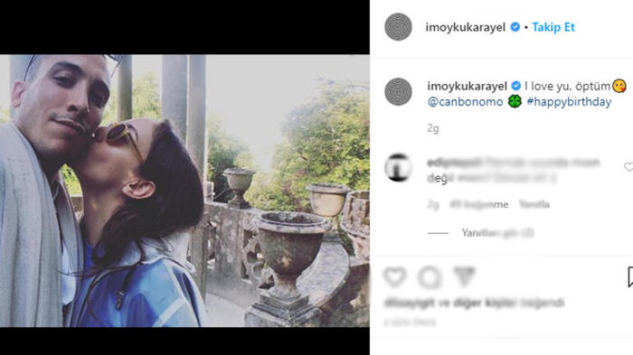 Öykü Karayel'in Eşi Can Bonomo'ya Aşk Dolu Mesajı