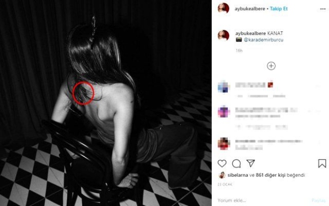 Edis'in Yatak Pozundaki Kadın Aybüke Arbele