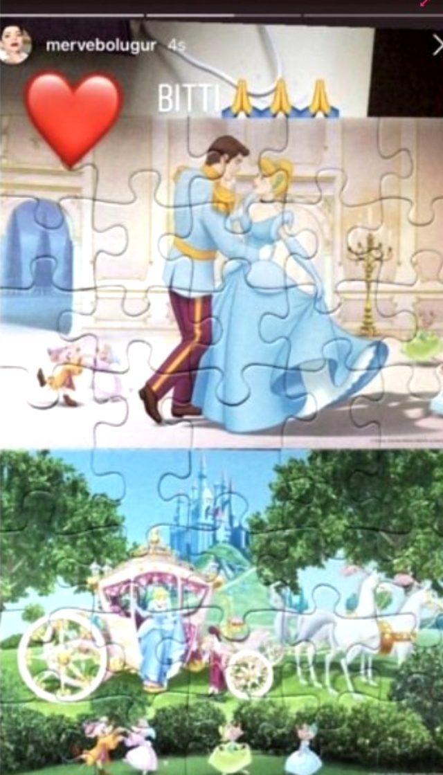 Merve Boluğur'un 40 parçalık puzzle Paylaşımı