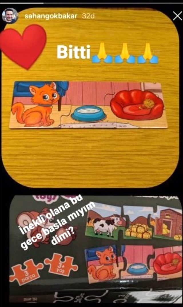 Şahan Gökbakar'ın 3 Parçalık Puzzle Göndermesi
