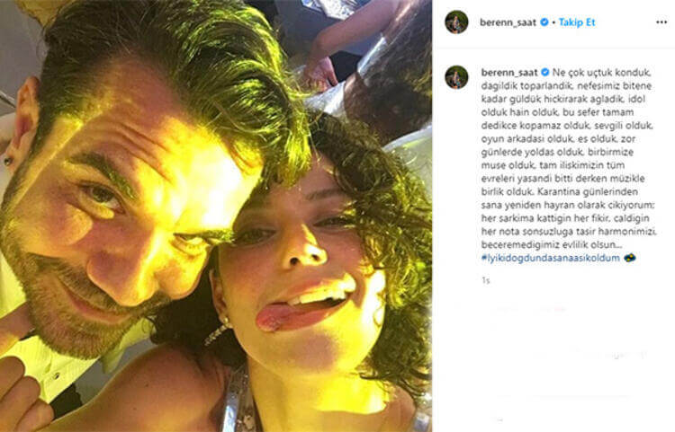 Beren Saat'in Yeni Yaş Kutlaması