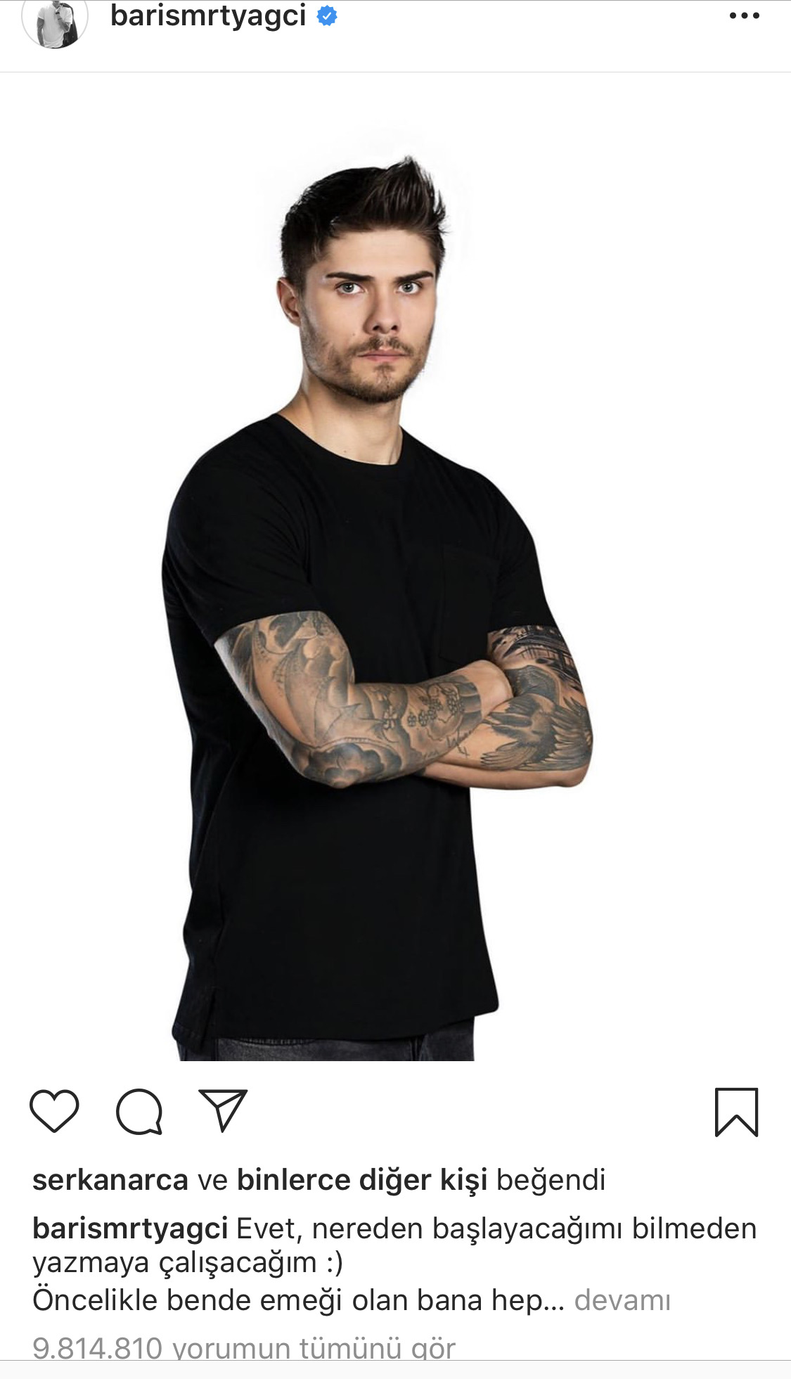 Barış Murat Yağcı’nın Dünyadaki En Fazla Yorum Alan Postu