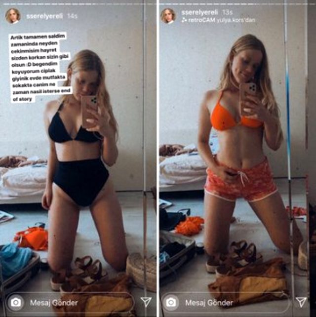 Serel Yereli'nin Olay Olan O Pozları