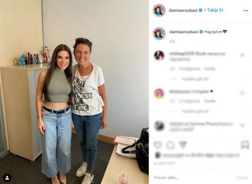 Damla Ersubaşı'nın Ece Üner Paylaşımı
