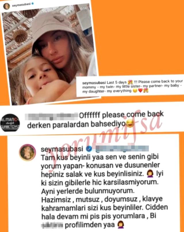 Şeyma Subaşı'ndan Takipçisine Küfürlü Cevap