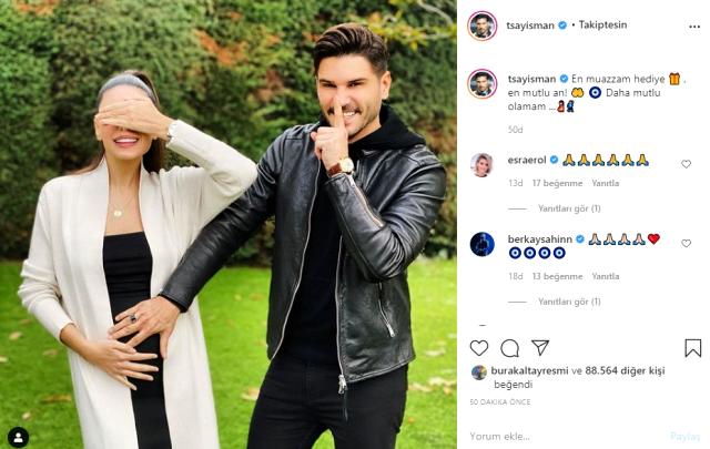 Tolgahan Sayışman ve Almeda Abazi Çiftinden Müjdeli Haber