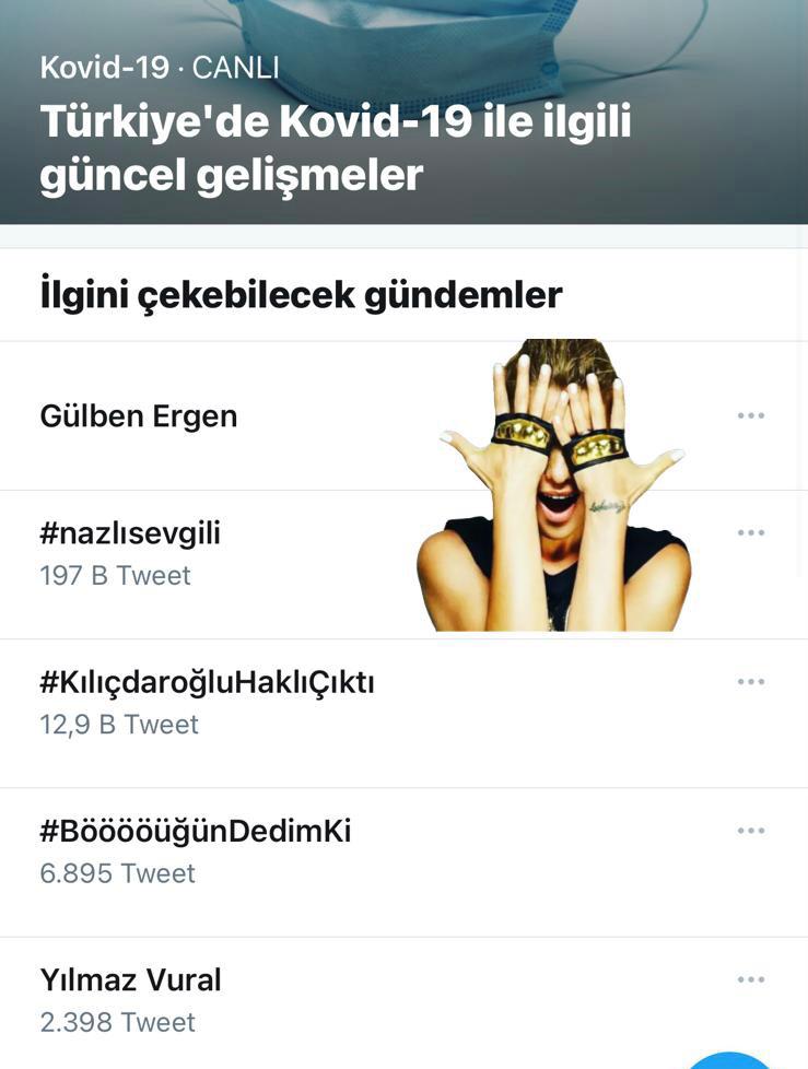 Gülben Ergen ve sanatçı İbrahim Tatlıses Twitter gündeminde ilk sırada
