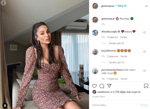 Gizem Acar 'ın En Çok Beğenilen O Pozları