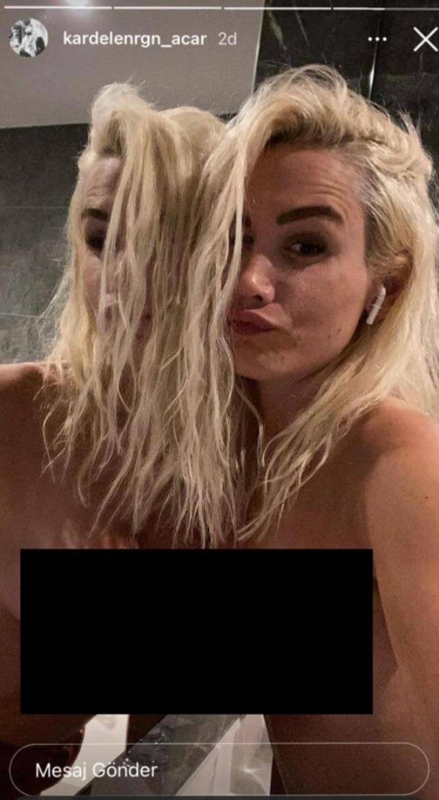 Çıplak fotoğrafları sızdırılan Kardelen Acar