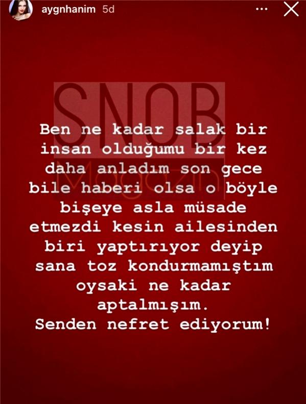 Aygün Aydın' ın Zehir Zembelek Açıklamaları