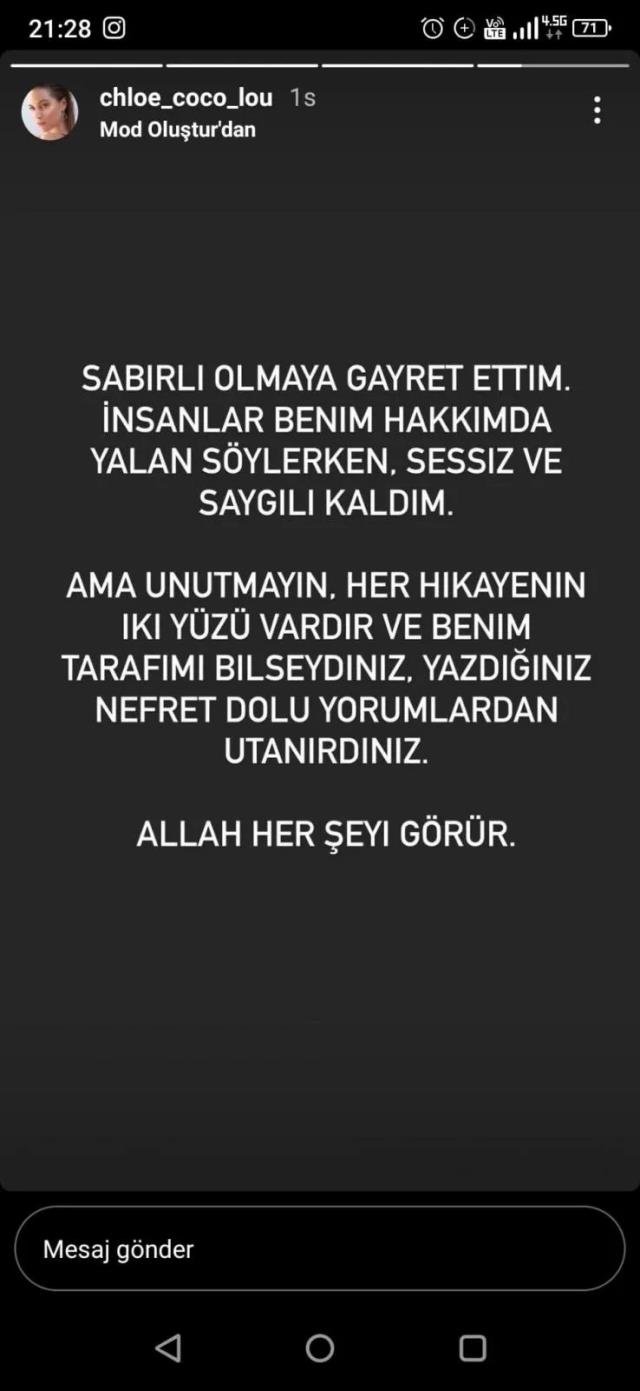 Chloe Loughnan' dan Tarihi Yanıt