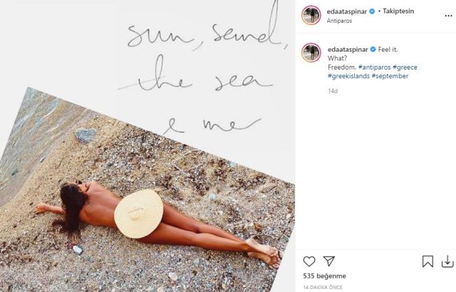 Eda Taşpınar Sınırları Zorladı