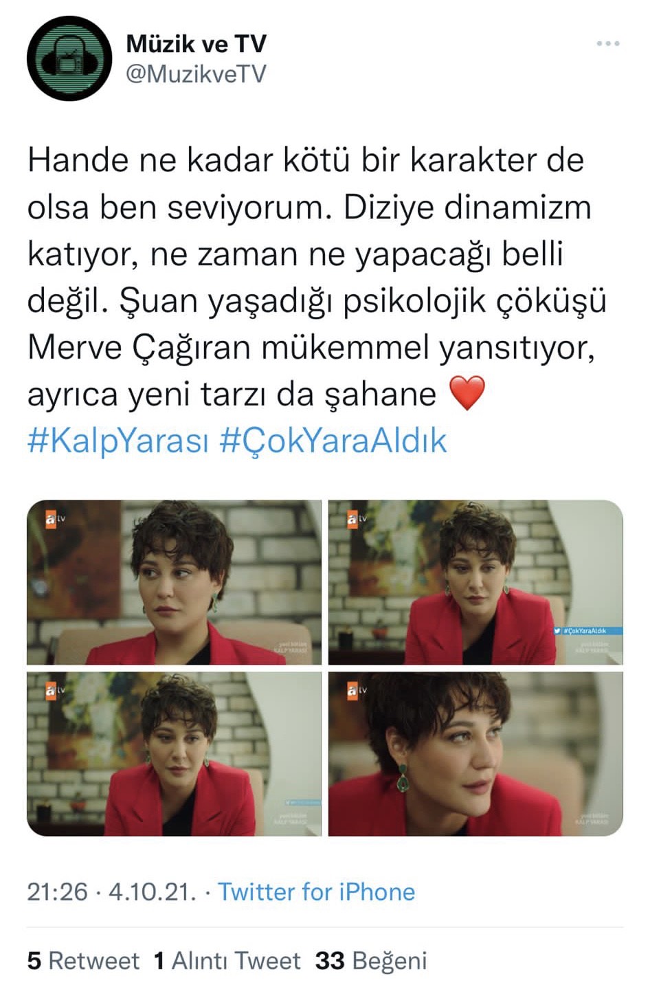 Merve Çağıran sosyal medya