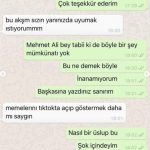 Mehmet Ali Erbil İfşa Olan Mesajları;