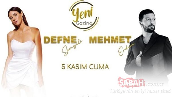 Mehmet Erdem Defne Samyeli Yeni Gazino Afiş