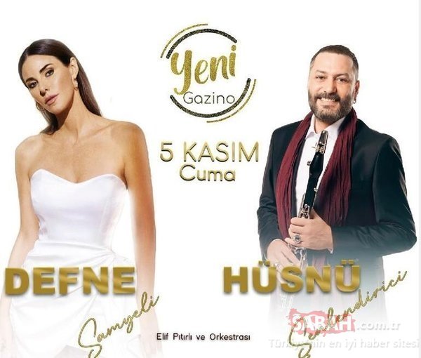 Hüsnü Şenlendirici Defne Samyeli Yeni Gazino Afiş