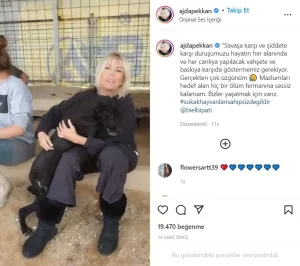 Ajda Pekkan' dan Sokak Köpeği Paylaşımı