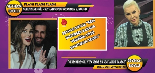 Seyhan Soylu Seren Serengil'e Savaş Açtı