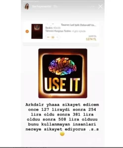 Berfu Yenenler' in Demet Akalın Paylaşımı