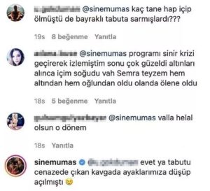 Sinem Umaş' ın İnanılmaz Yorumları