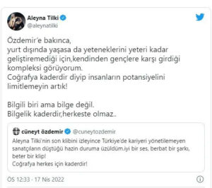 Aleyna Tilki' den Cüneyt Özdemir' e Flaş Cevabı