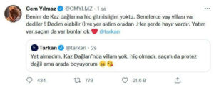 Cem Yılmaz' ın Tarkan Göndermesi