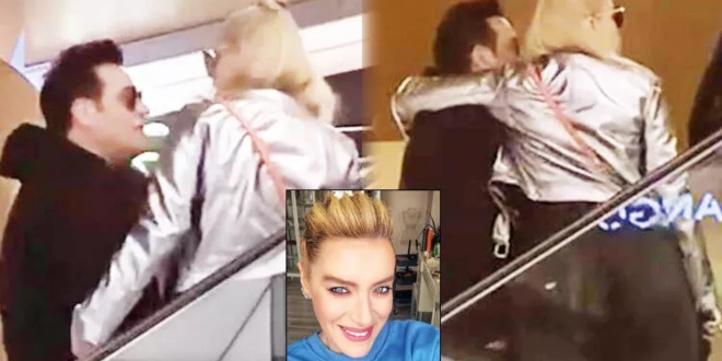 Hakan Peker ile Hande Ertekin Merdivenlerde Aşk Yaşadı