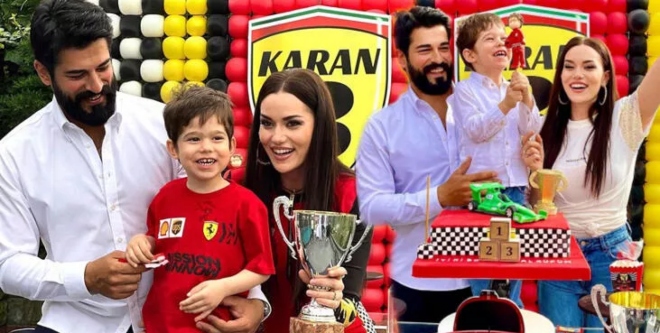 Fahriye Evcen Oğlunun Doğum Gününü Kutladı