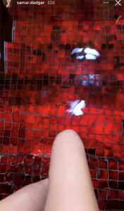 Özcan Deniz' in Sevgilisi Samar Dadgar İle Havuz keyfi