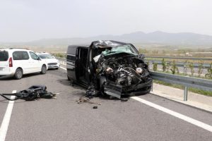 Emirhan Şahin' in Korkunç Kaza Görüntüleri