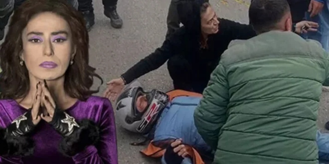 Yıldız Tilbe Kaza Yaptı! Çarptığı Motosiklet Sürücüsü Yaralandı!...
