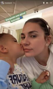 Buse Varol 'un Oğlu Burak İle Paylaşımı