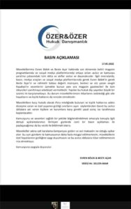 Beste Açar Ve Evren Bölek 'in O Açıklaması