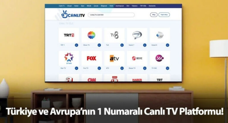Türkiye ve Avrupa’nın 1 numaralı canlı TV platformu