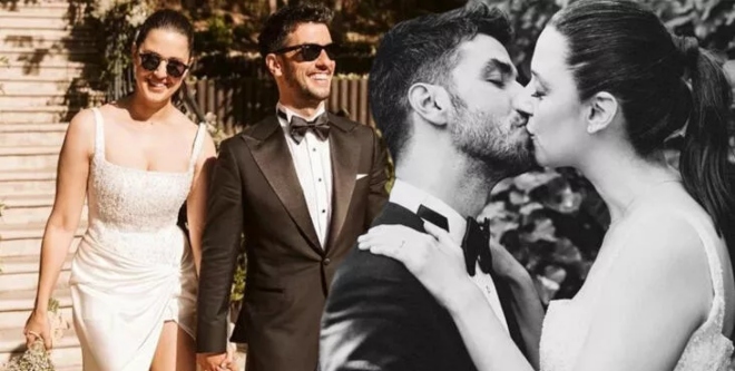 Melis Birkan ile Aras Aydın Düğün Fotoğraflarını Paylaştı