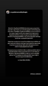 Tolga Karakaş Açıklama