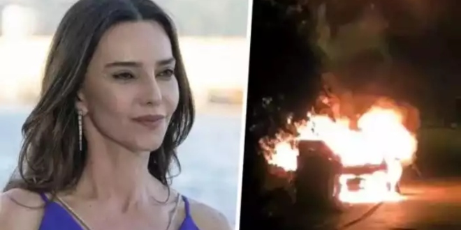 Hande Ataizi 'nin Aracı Patladı!... Ünlü Oyuncu 'nun Sağlık Durumu Nasıl?...