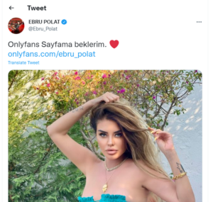Ebru Polat tweetter