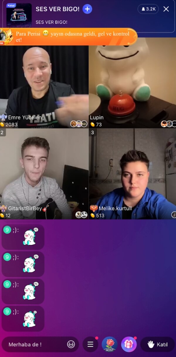 Emre Yücelen'in Ses ver Bigo programında 2. tur heyecanı!