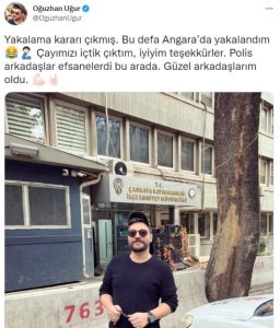 Oğuzhan Uğur 'un O Paylaşımı