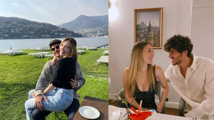 Yasmin Erbil ve Sevgilisi Yiğit Poyraz Havuzda Romantik Anlar Sergiledi