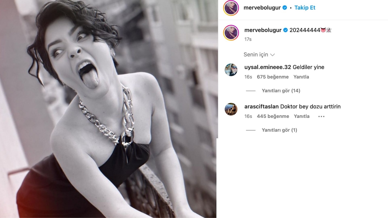 Merve Boluğur'un 2024 paylaşımı şok etti