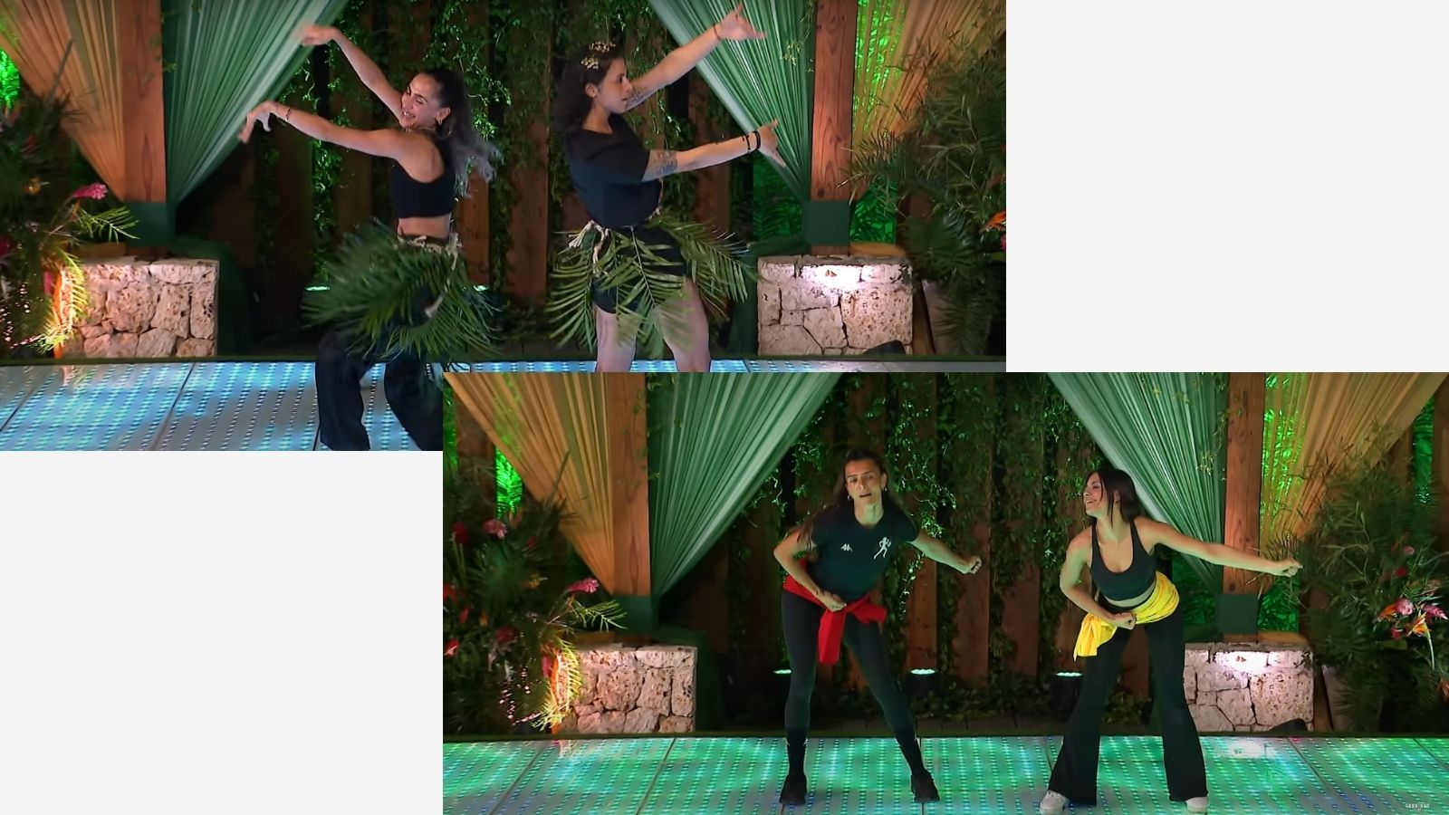 Survivor All Star yarışmasında heyecan katlanarak devam ediyor. Kıran kırana mücadelelere sahne olan Survivor'da dün akşam zorlu parkurlar yerini dans sahnesine bıraktı. 