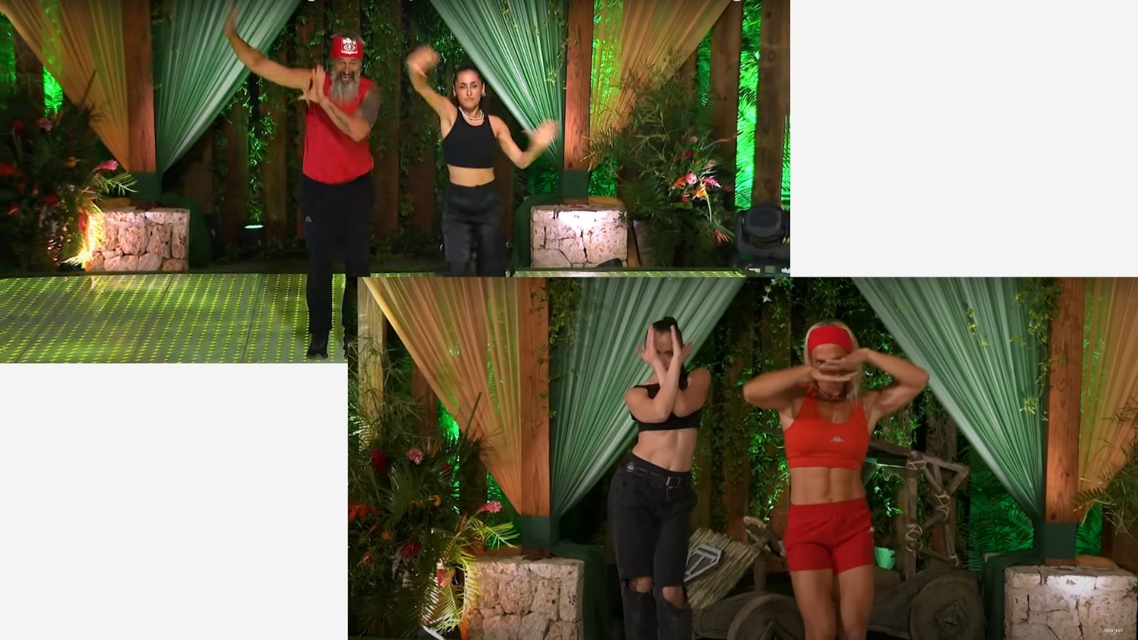 Survivor All Star yarışmasında heyecan katlanarak devam ediyor. Kıran kırana mücadelelere sahne olan Survivor'da dün akşam zorlu parkurlar yerini dans sahnesine bıraktı. 