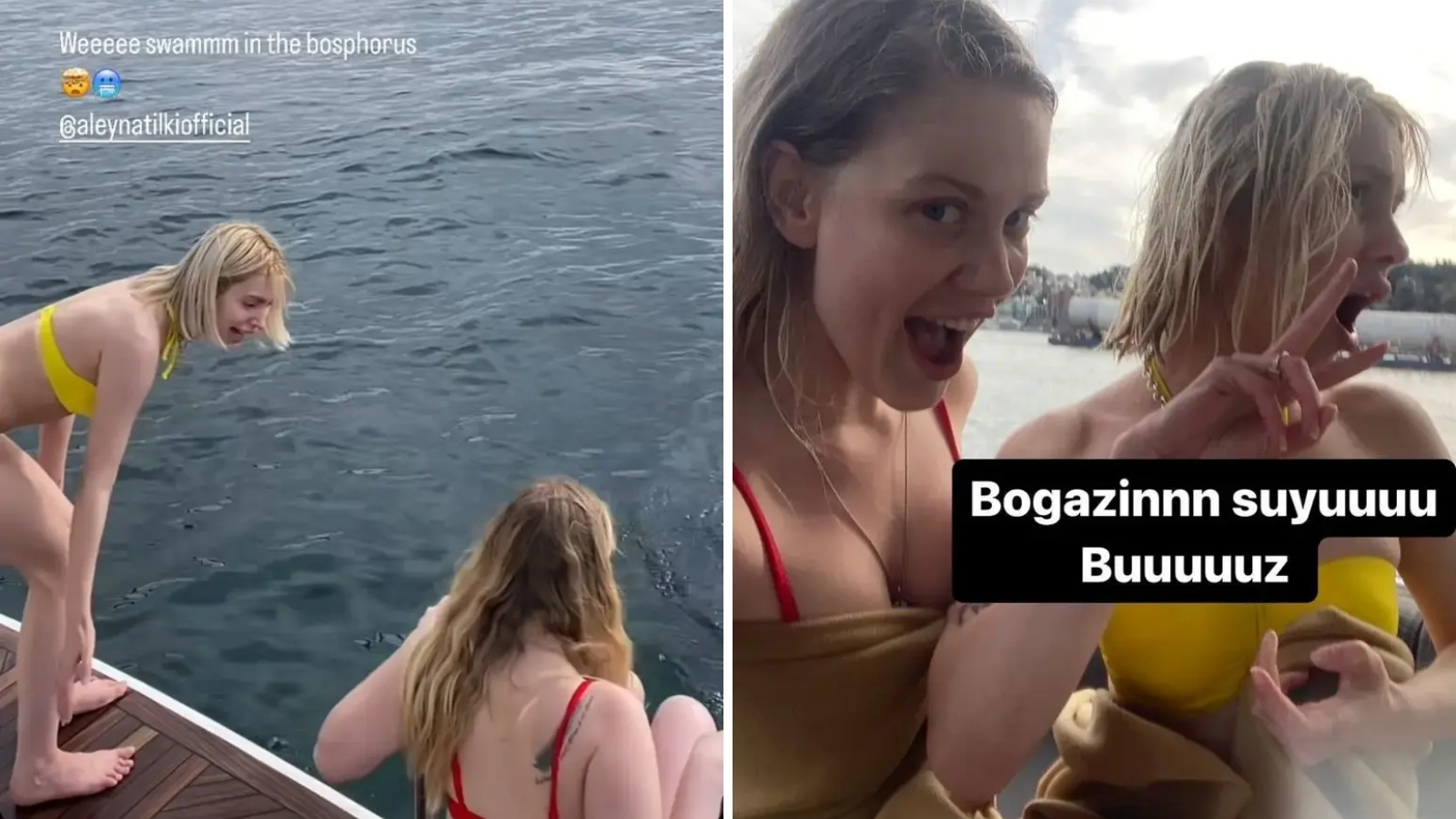 Sıcak Havaları Gören Aleyna Tilki Bikinisiyle Dondu: Buz…