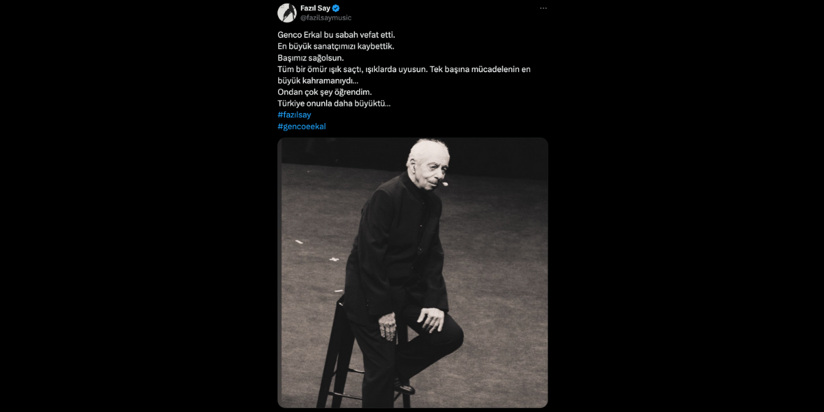 Ünlülerden Genco Erkal’a Veda