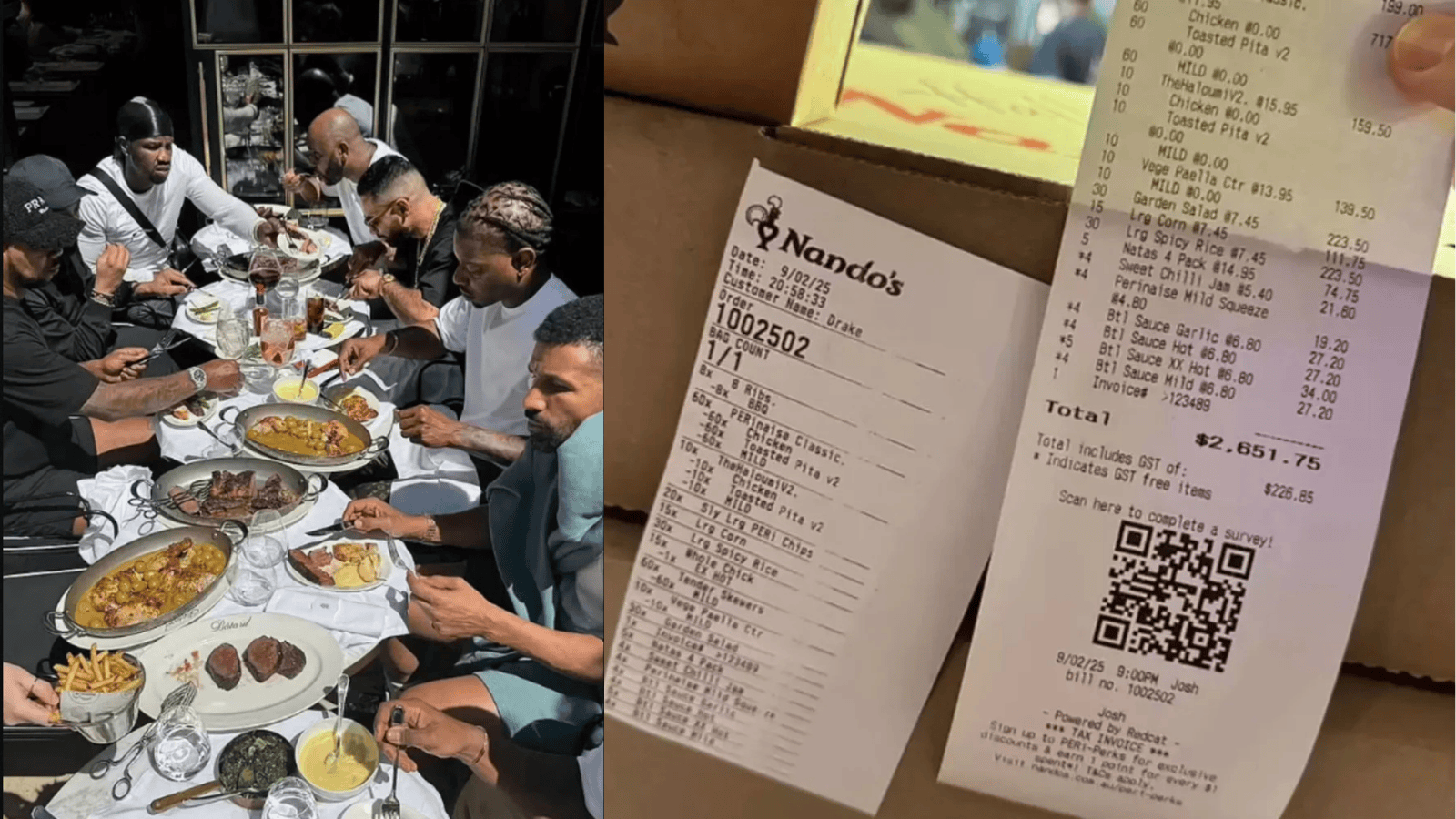 Drake'ten Misafirlerine Konser Konser Sonrası Ziyafet!