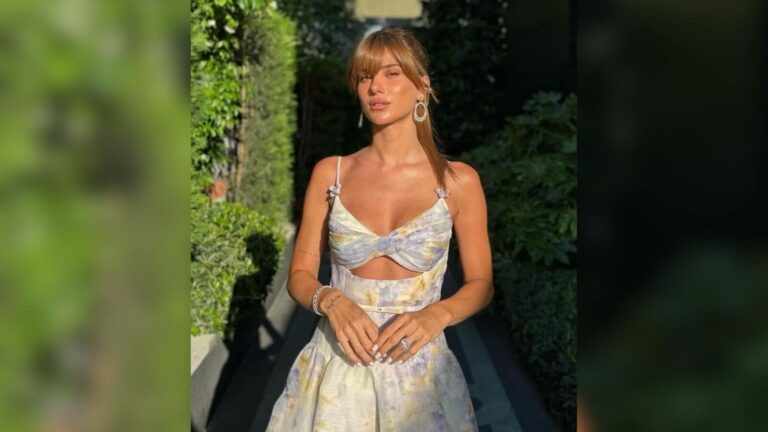 Nazlı Sabancı’nın Sarı Elbisesi Olay Yarattı! Bebek Mi, Göbek Mi?