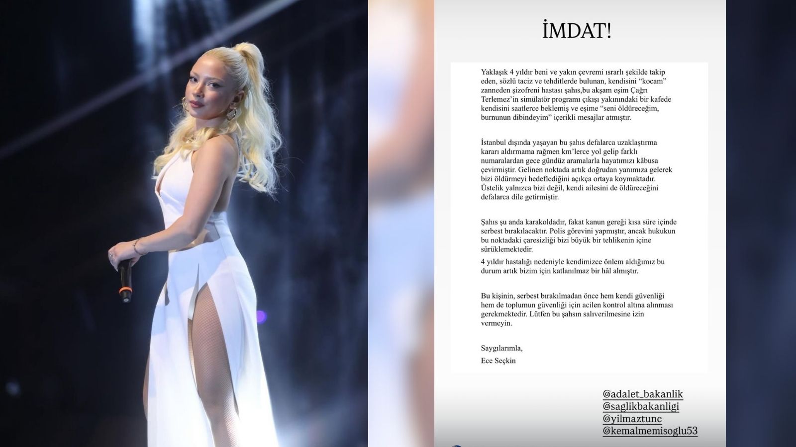 Serbest Kalma İhtimali Korkuttu: Ece Seçkin’den Yetkililere Acil Çağrı